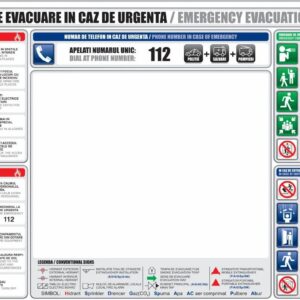 plan evacuare pvc a3