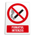 Despre noi indicator fumatul interzis pvc
